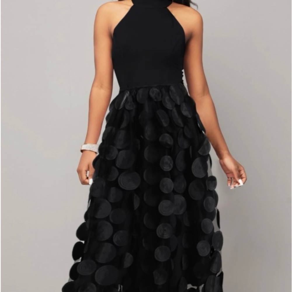 Eloquent Black Cocktail Dress